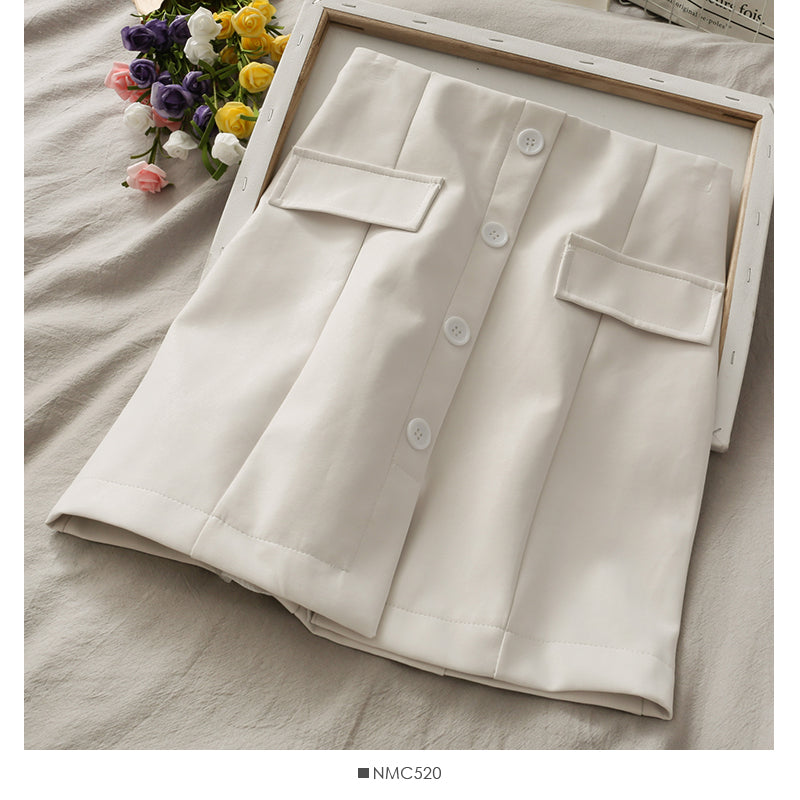 Korean fashion skirt women show thin high waist temperament Hip Wrap short skirt  2663