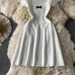 Robe en maille ajustée à col carré et nœud 3437
