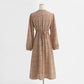 New lace doll neck fairy French waist closing temperament bottomed skirt  2316