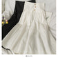 Foreign style versatile waist slim mid length skirt  2640