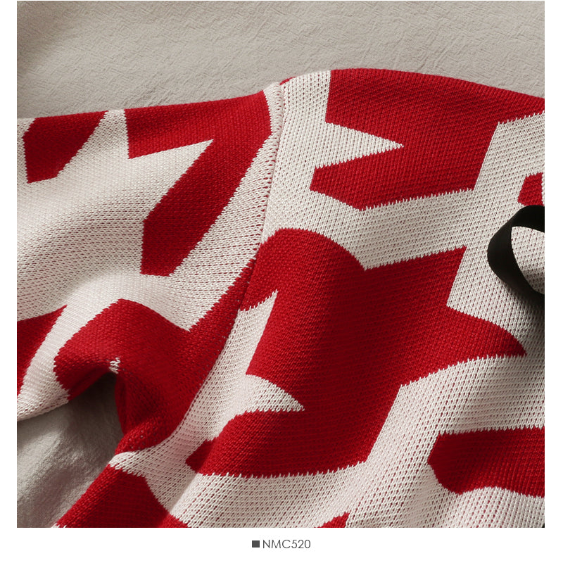 Pull simple boutonnage à col rond et nœud papillon doux et polyvalent pour femme 1988