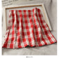 Korean casual plaid skirt  2600
