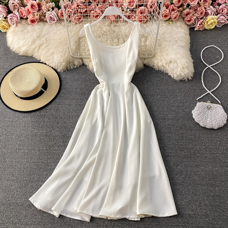 Robe vintage Hepburn taille fine 2890