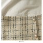 New Vintage tweed Plaid high waist skirt  2583