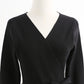 Stitched knitted dress Hepburn style small black skirt shows thin temperament bottomed skirt  2437