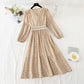 New French tea break early spring chiffon skirt long  2313