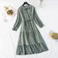 French retro, loose and thin, with a long skirt at the bottom  2370