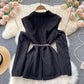 Off shoulder suit coat female  1502