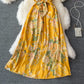 Robe longue à bretelles super fée française 3330