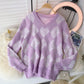Pull coupe-vent paresseux pour femme, pull automne et hiver 1592