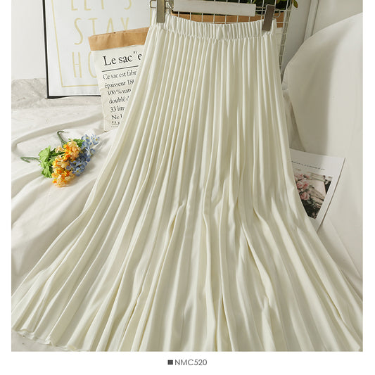 Slim medium length casual skirt  2603