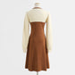 Stitched Knit Skirt French age reducing slim bottomed dress for women  2202