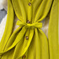 Robe en tricot à col en V de style doux, jupe pull fine et tempérament 3379
