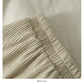 Hong Kong style retro simple versatile elastic waist thin skirt  2552
