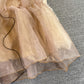 High end light luxury strapless dress  2775