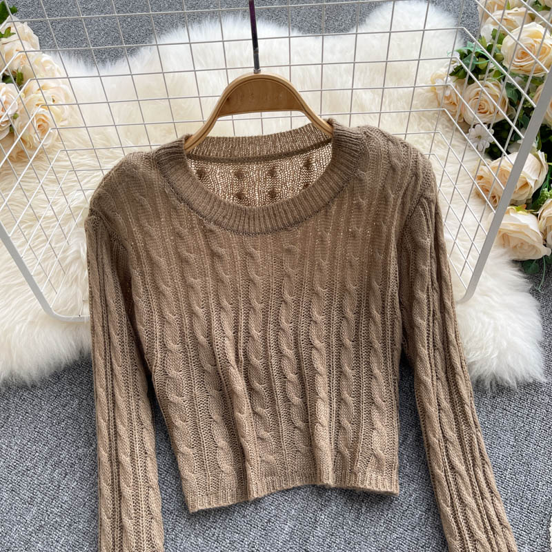 Pull torsadé pour femme Pull 1611