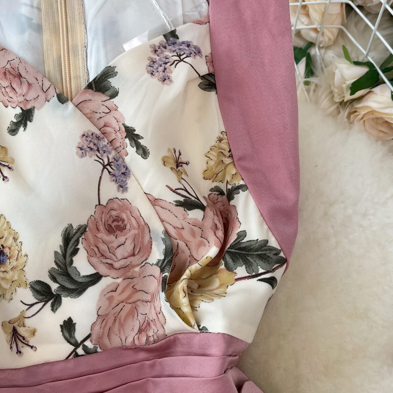 Robe vintage à épaules dénudées et dos nu 2720