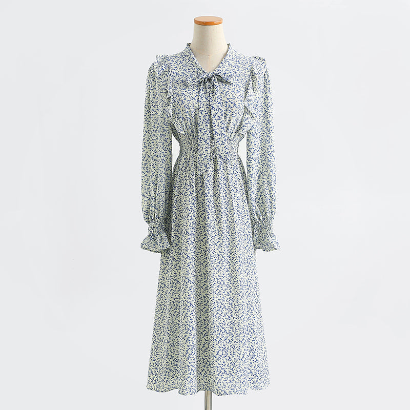 New dress gentle wind floral skirt  2183