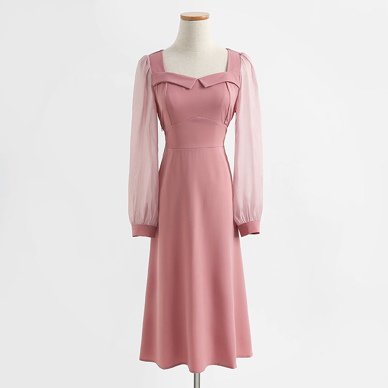 Fashion waist closing thin fairy skirt temperament waist closing bottomed long skirt  2189