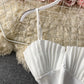 French Sexy Satin suspender skirt temperament strapless dress  2786