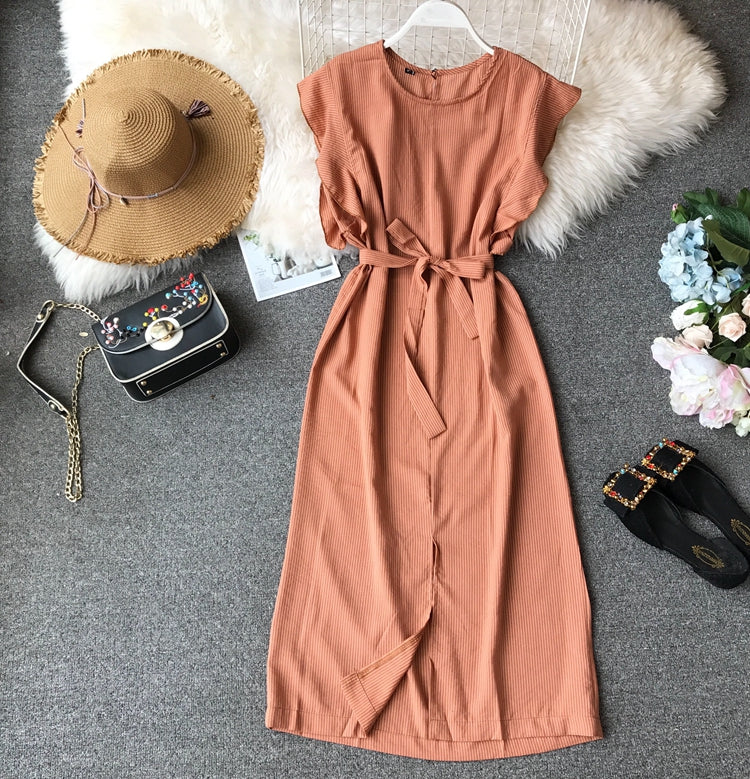Robe portefeuille slim irrégulière 2873