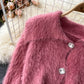 Nouveau tricot Mohair 1605 au style doux et paresseux