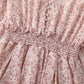 Broken Flower Chiffon French retro backing skirt fairy super fairy series  2418