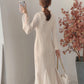 New women's dress with waist closed to show thin temperament French mesh super fairy fishtail  2130