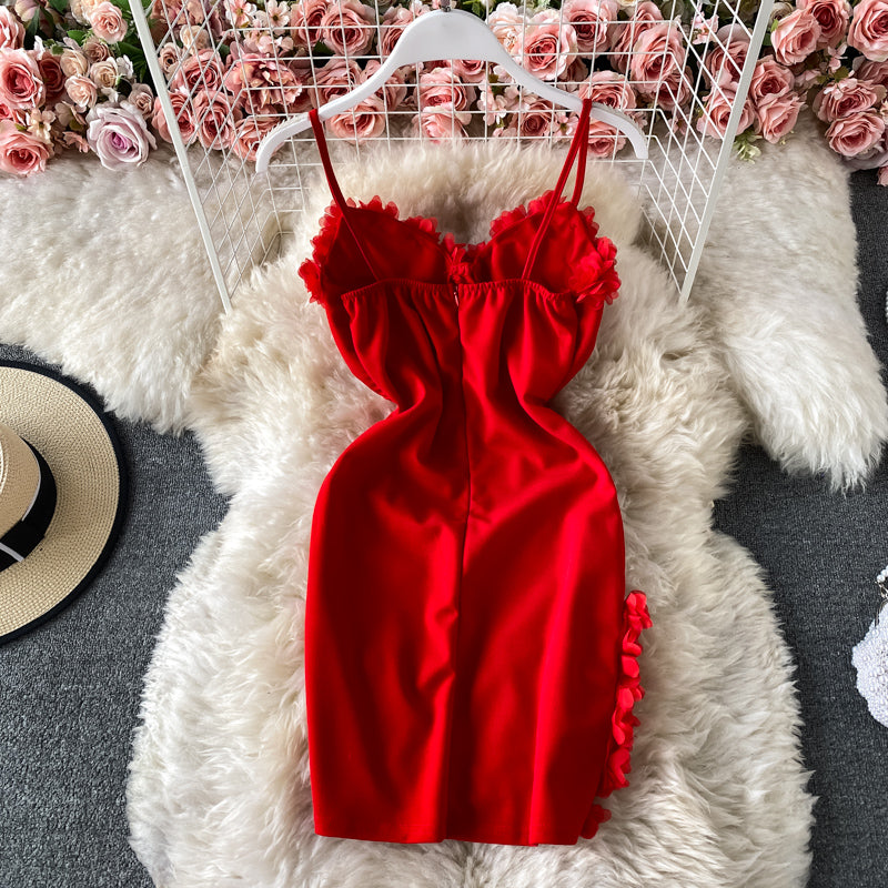Jupe bustier sexy avec épissure de dentelle au design sensuel 2816