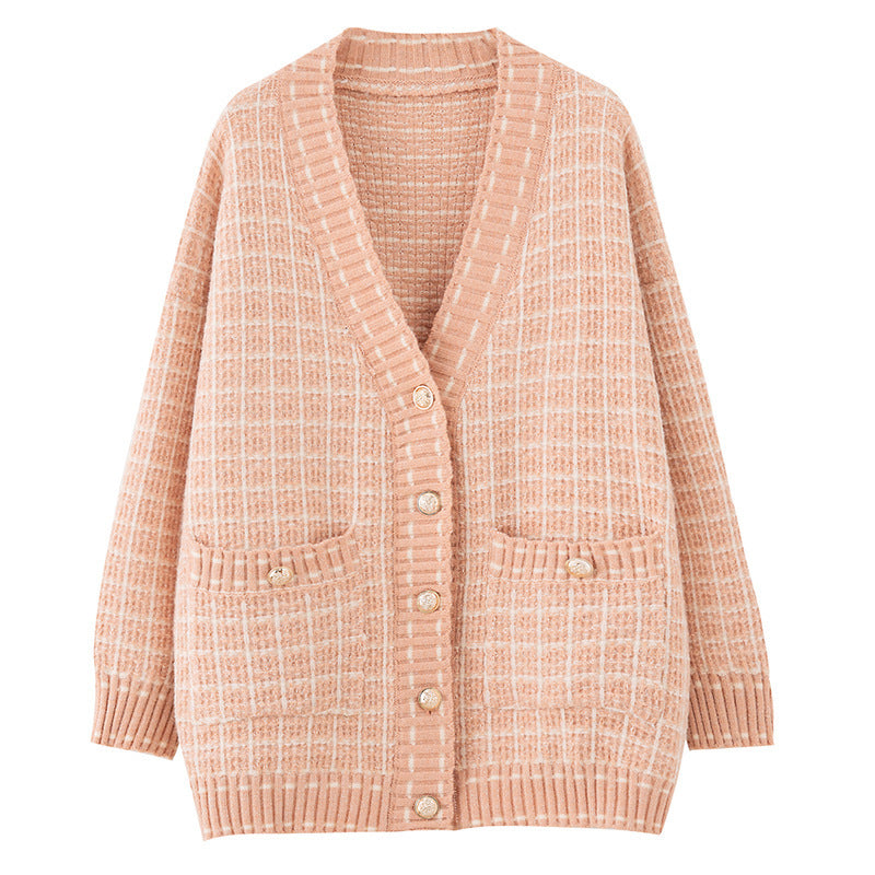 Style paresseux, petits pulls tricotés de style parfumé, cardigans vintage 1433