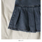 High waist, thin, light proof pleated skirt, female  2592