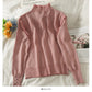 Pull col montant avec nœud papillon et perles Sweet Wind 1822
