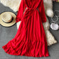 Robe en mousseline à grande jupe 3028