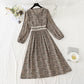New French tea break early spring chiffon skirt long  2313