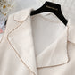 New vest velvet pleated skirt temperament two piece set  2405