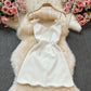 Light cooked wind bow fairy suspender skirt  2737