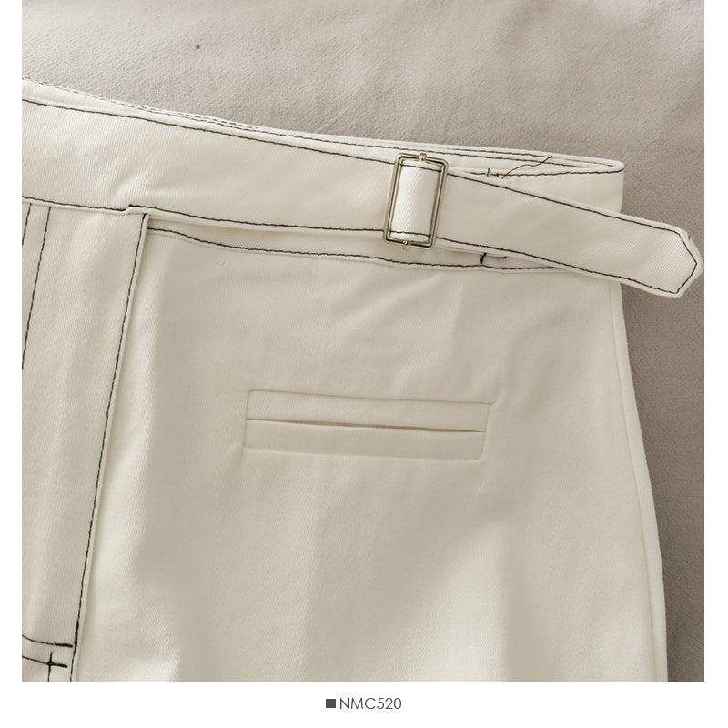 Casual and versatile short skirt with high waist and thin hips  2654