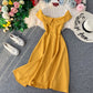 Robe dos nu à encolure carrée 2924