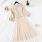 Suit bubble sleeve fairy suspender mesh skirt fashion two-piece set  2146