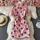 Chinese style women's national fashion improved dress  3295