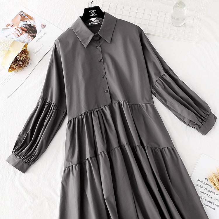 The new skirt is light and mature, foreign style, loose and slim  2300