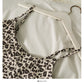 Han Fan retro leopard print high waist suspender short skirt female  2705