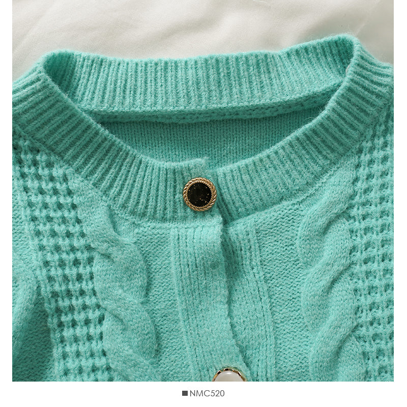 Pull femme col T cardigan haut ample et fin, pull polyvalent à manches longues en lin 2069