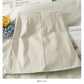 High waist thin solid pleated skirt  2577