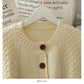 Pull manteau femme automne manches longues polyvalent tricot slim 1987