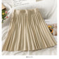Waist slim knit A-line skirt women's versatile short skirt  2502