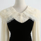 Hepburn black suspender dress two piece suit female  2273