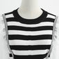 Slim striped knitted dress  2423