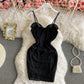Robe sexy Hepburn à col en V 2747