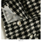 Splicing wooden ear edge doll neck long sleeve small coat for women  2113